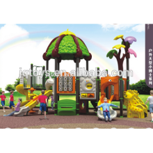 Los niños más nuevos al aire libre de plástico Playground Set niño plástico LLDPE patio de recreo